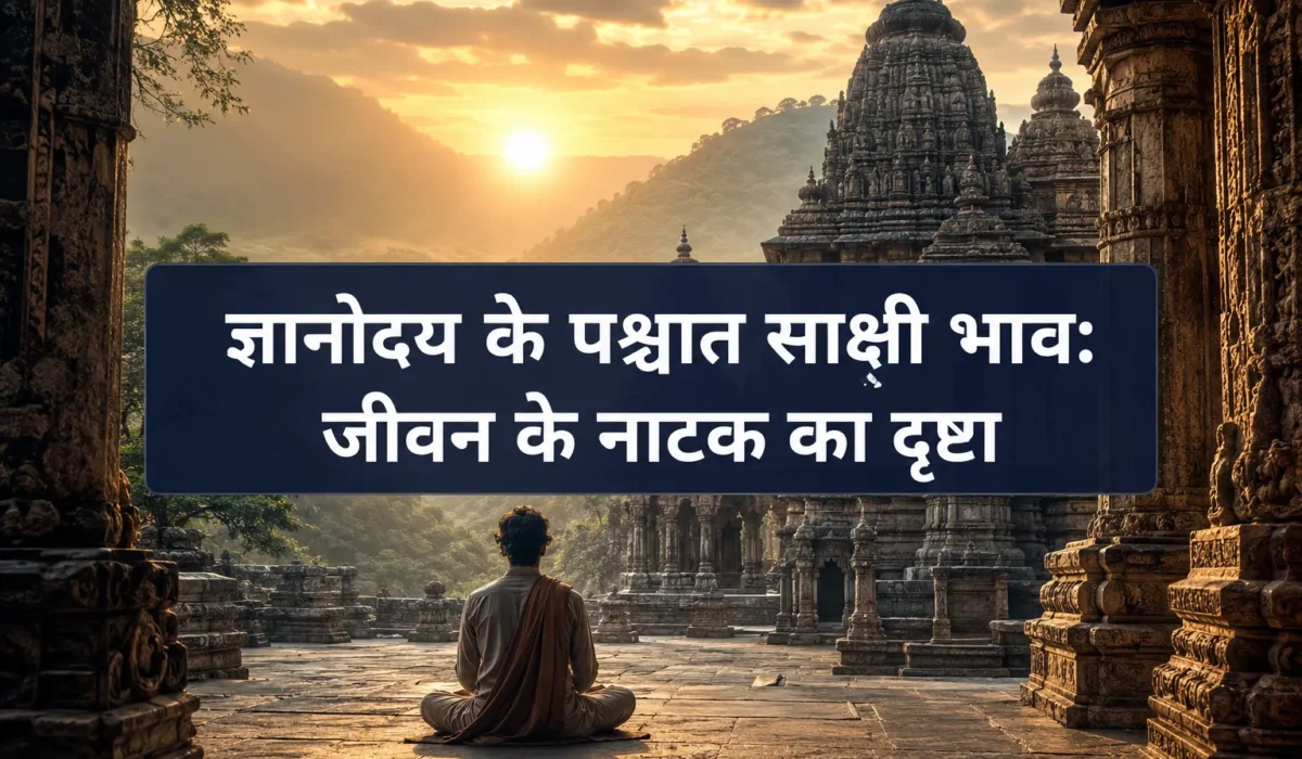 ज्ञानोदय के पश्चात साक्षी भाव: जीवन के नाटक का दृष्टा