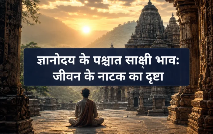ज्ञानोदय के पश्चात साक्षी भाव: जीवन के नाटक का दृष्टा