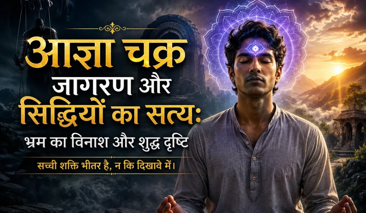 आज्ञा चक्र जागरण और सिद्धियों का सत्य: भ्रम का विनाश और शुद्ध दृष्टि